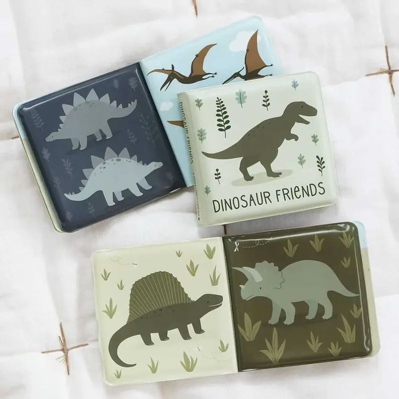 Μαλακό Βιβλίο Μπάνιου Α Little Lovely Company Dinosaur Friends BTBBDF12