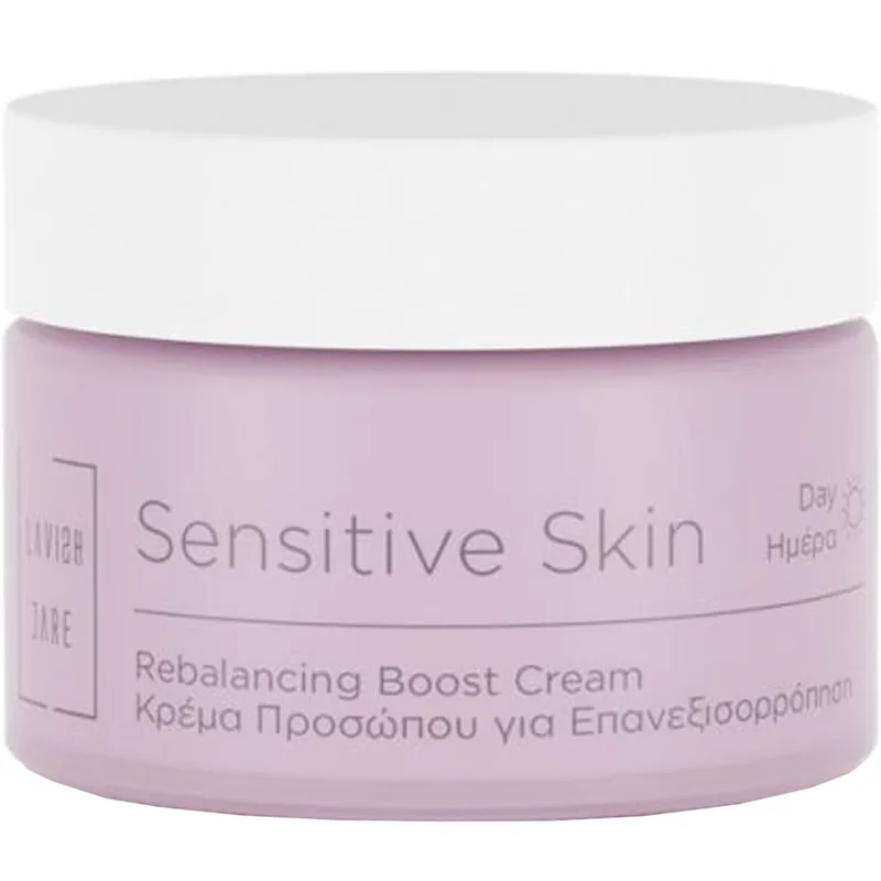 Lavish Care Sensitive Skin Rebalancing Boost Day Cream Καταπραϋντική & Ενυδατική Κρέμα Ημέρας για Ευαίσθητες Επιδερμίδες 50ml