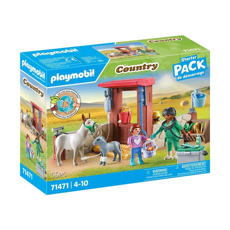 Playmobil Country Φροντίζοντας Τα Γαϊδουράκια 71471