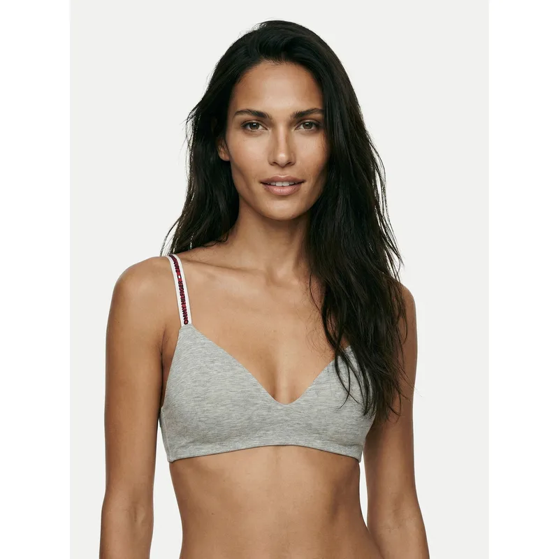 Tommy Hilfiger Σουτιέν χωρίς μπανέλα Lighty Lined UW0UW02413 Γκρι