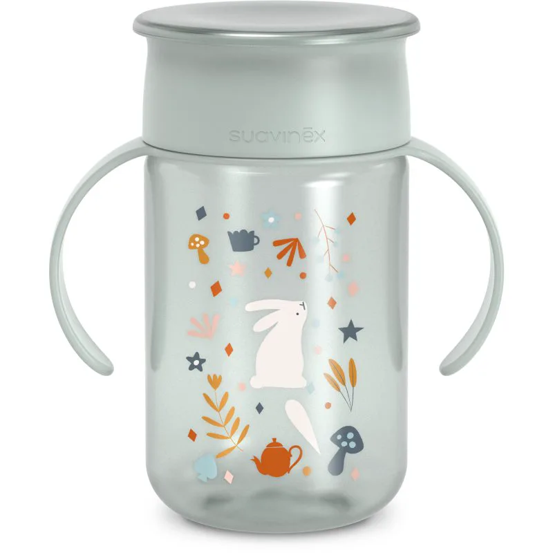 Suavinex Wonderland 360° Trainer Cup εκπαιδευτικό κύπελλο Green 340 ml