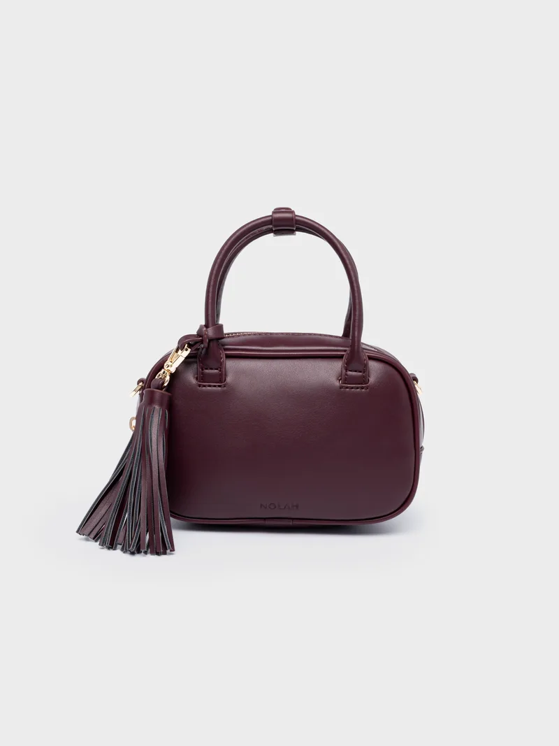 NOLAH ΓΥΝΑΙΚΕΙΑ ΤΣΑΝΤΑ LAURA BURGUNDY GOLD