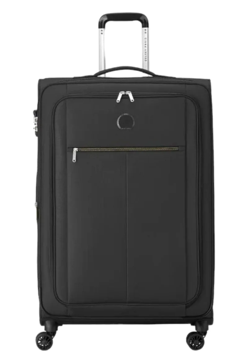 Μαλακή Βαλίτσα Delsey 79×50×34cm Με 4 Διπλές Ρόδες Pin Up 6 343082100-BLACK