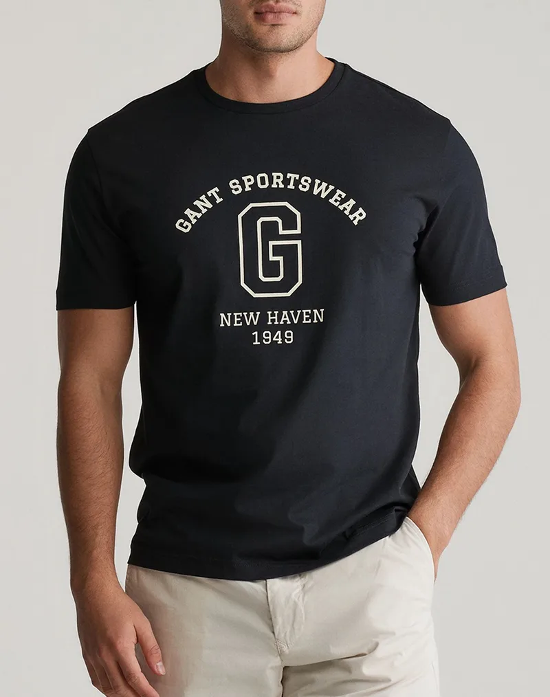 GANT ΜΠΛΟΥΖΑ ΚΜ GRAPHIC SS T-SHIRT 3G2003310-5 Black