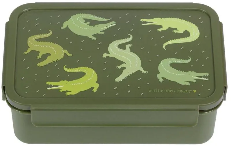 ΔΟΧΕΙΟ ΦΑΓΗΤΟΥ A LITTLE LOVELY COMPANY BENTO LUNCH BOX: CROCODILES