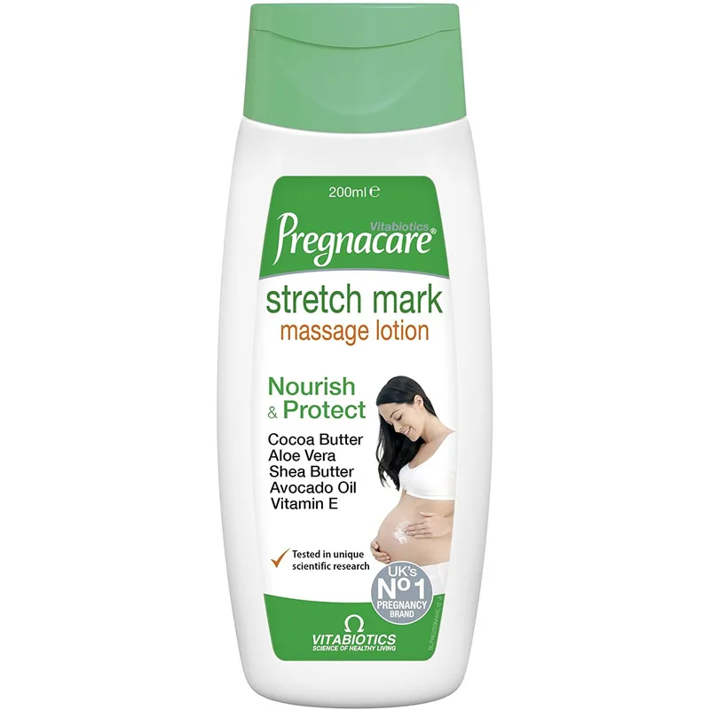 Vitabiotics Pregnacare Stretch Mark Nourish & Protect Massage Λοσιόν για Θρέψη & Προστασία του Δέρματος Από τις Ραγάδες 200ml
