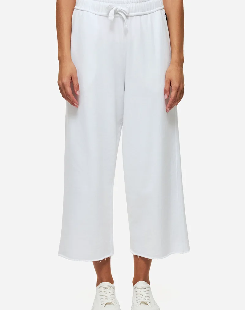 DIRTY LAUNDRY CROPPED SWEATPANTS DLWSP000049-WHITE White