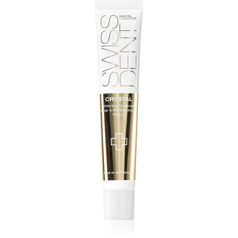 Swissdent Crystal Repair and Remineralisation οργανομεταλλική οδοντόπαστα με λευκαντική δράση 50 ml