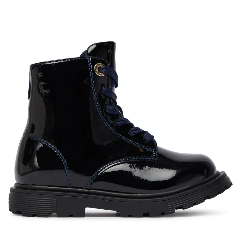 Μποτίνια Tommy Hilfiger Lace-Up Bootie T1A5-34005-1237 M Σκούρο μπλε