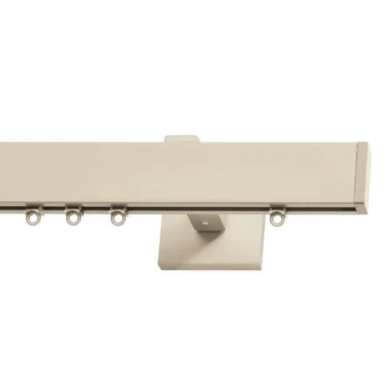 Σιδηρόδρομος 4mm με Motulo Στηρίγματα σε Ivory (Χρώμα 203) (3.00m Σιδηρόδρομος Μονός)