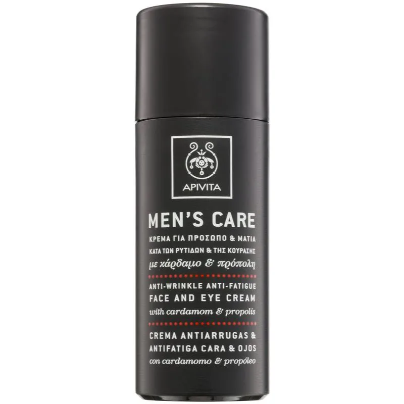 Apivita Men's Care Anti-Wrinkle Anti-Fatigue Face and Eye Cream αντιρυτιδική κρέμα Για πρόσωπο και μάτια 50 ml
