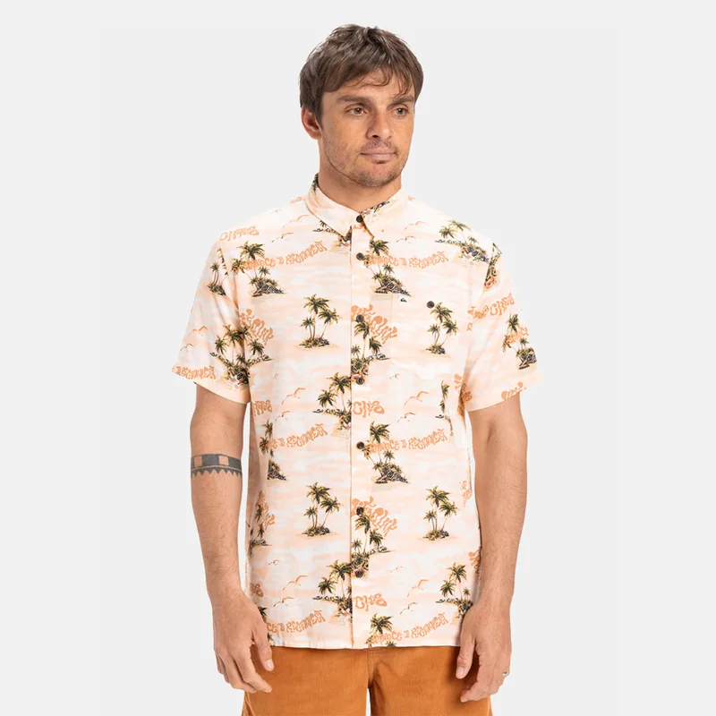 Quiksilver Safe Paradise Ανδρικό Κοντομάνικο Πουκάμισο (9000222222_84790)
