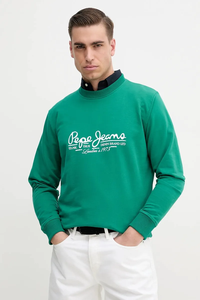 Βαμβακερή μπλούζα Pepe Jeans DUMAS CREW