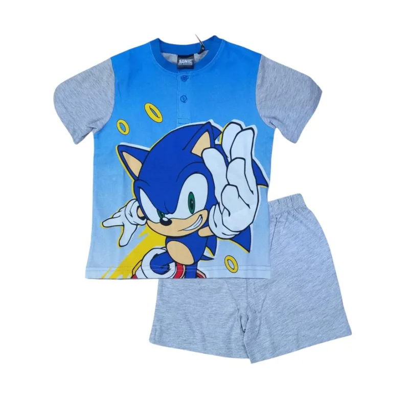 Πιτζάμα μακό αγόρι Sonic-YE20009.B-LGREY