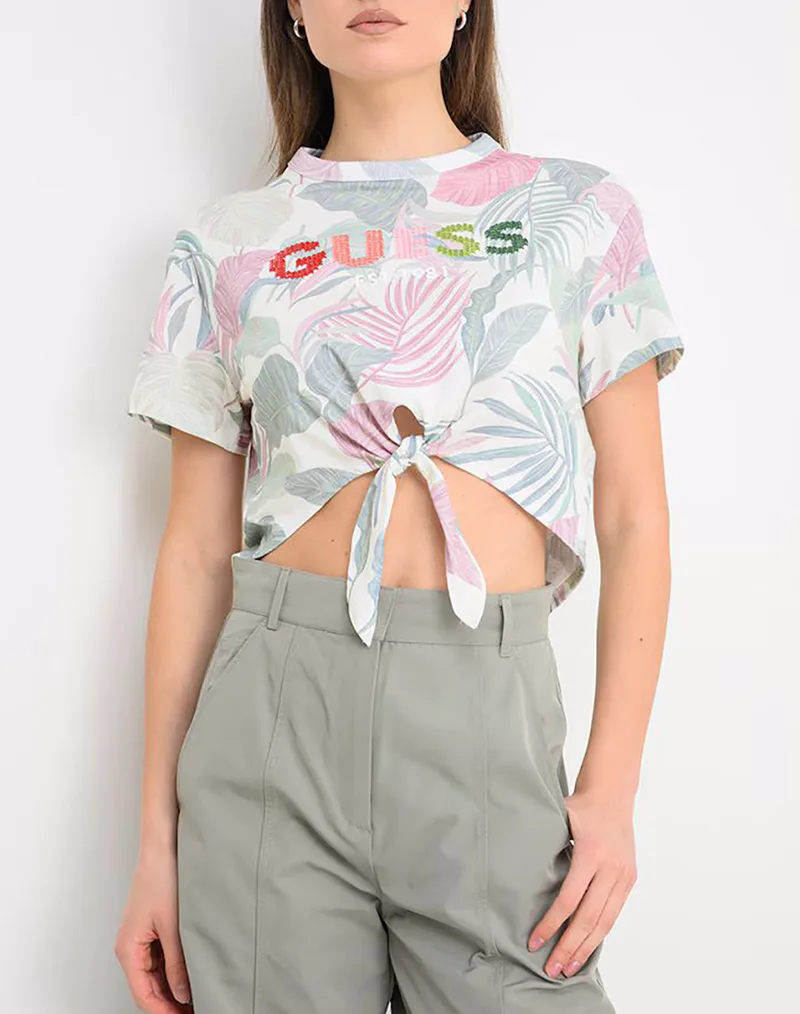 GUESS SS CN GUESS SCRIPT CROP TEE ΜΠΛΟΥΖΑ ΓΥΝΑΙΚΕΙΟ W6GI09K3024-PMHY Mixed