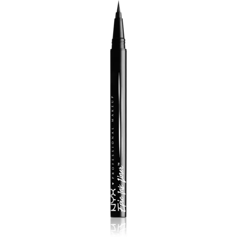 NYX Professional Makeup Epic Ink Liner αδιάβροχο eyeliner ακριβείας απόχρωση 01 Black 1 ml