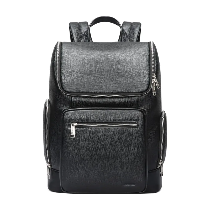 Δερμάτινο Σακίδιο πλάτης25L 15,6” Bopai 61-122431 μαύρο