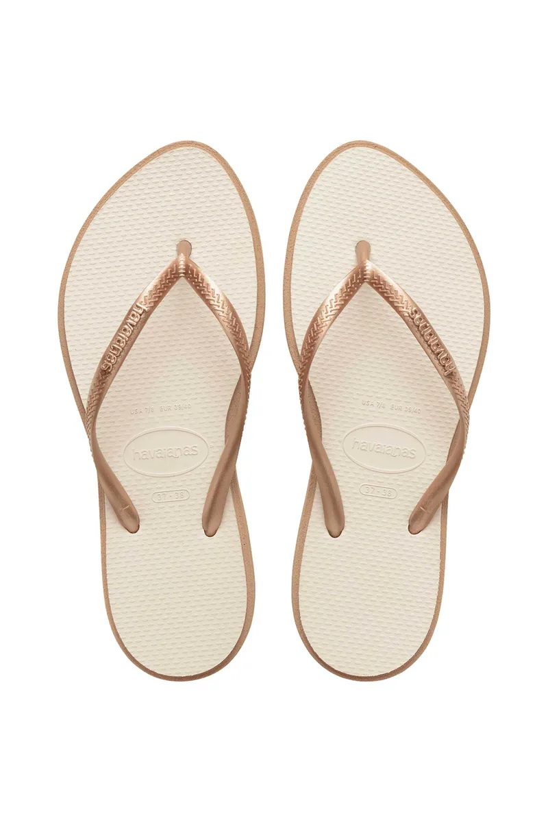 Havaianas γυναικείες σαγιονάρες "Slim Point" - 4149584 Εκρού