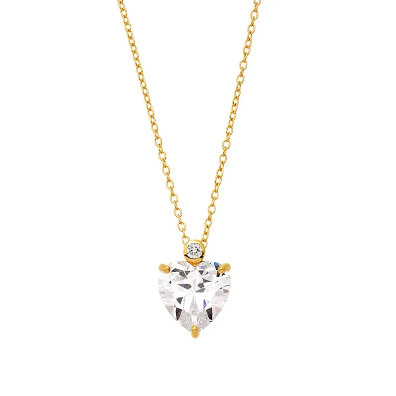 Γυναικείο κολιέ 925 Vogue Bright Heart 0853401 0853401 Ασήμι