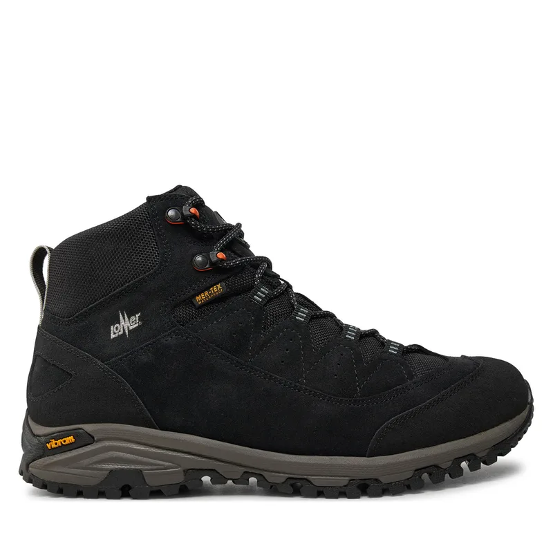 Παπούτσια πεζοπορίας Lomer Sella High Mtx Suede 30047/A Μαύρο