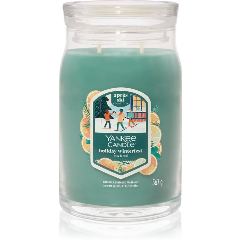 Yankee Candle Holiday Winterfest αρωματικό κερί Υπογραφή 567 γρ