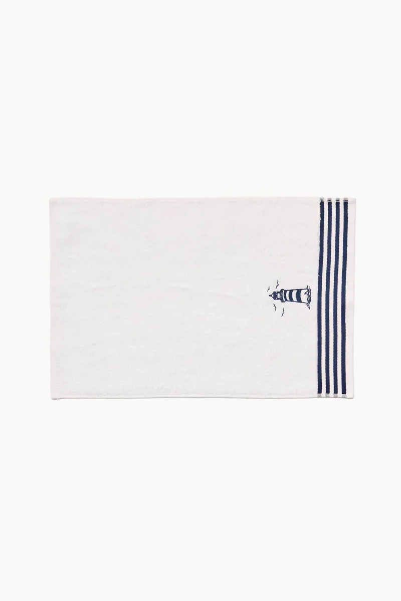 Coincasa πετσέτα προσώπου με κέντημα 50 x 100 cm - 006815674 Λευκό