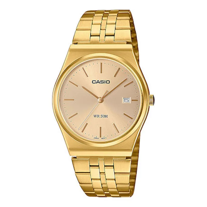 CASIO Collection Χρυσό Stainless Steel Bracelet MTP-B145G-9AVEF