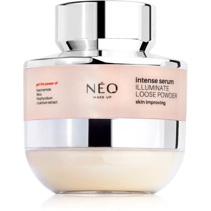 NEO MAKE UP Intense Serum Illuminate Loose Powder πούδρα σε σκόνη με λάμψη 10 γρ