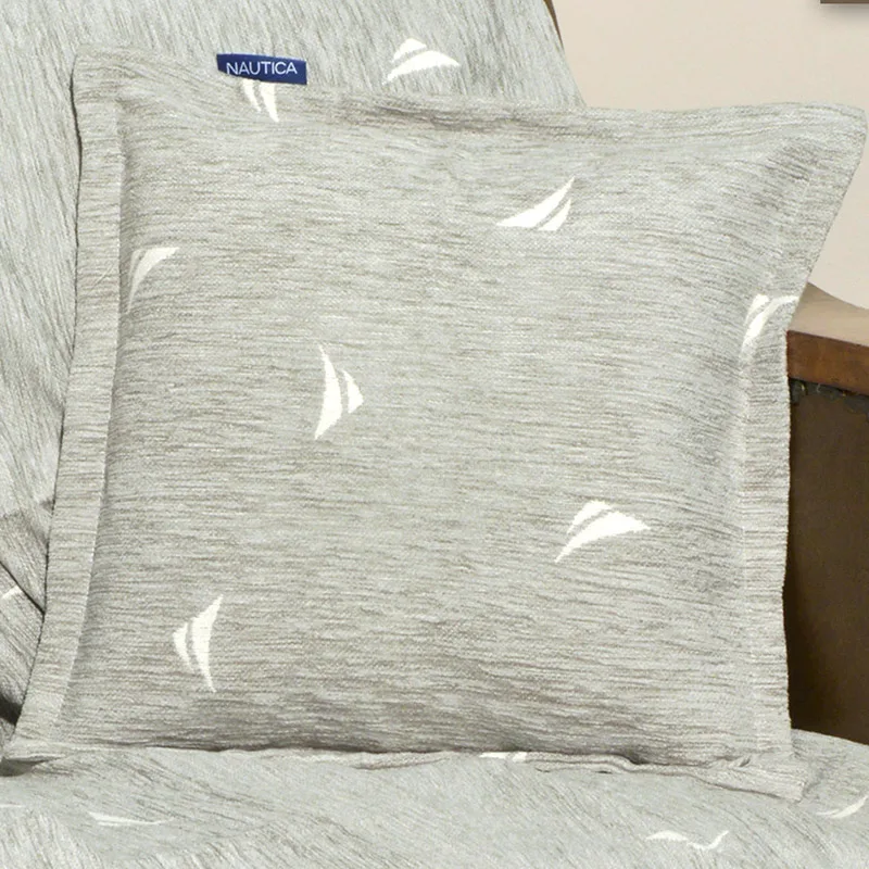 Διακοσμητική Μαξιλαροθήκη 43x43 Nautica 1005 Grey 43x43
