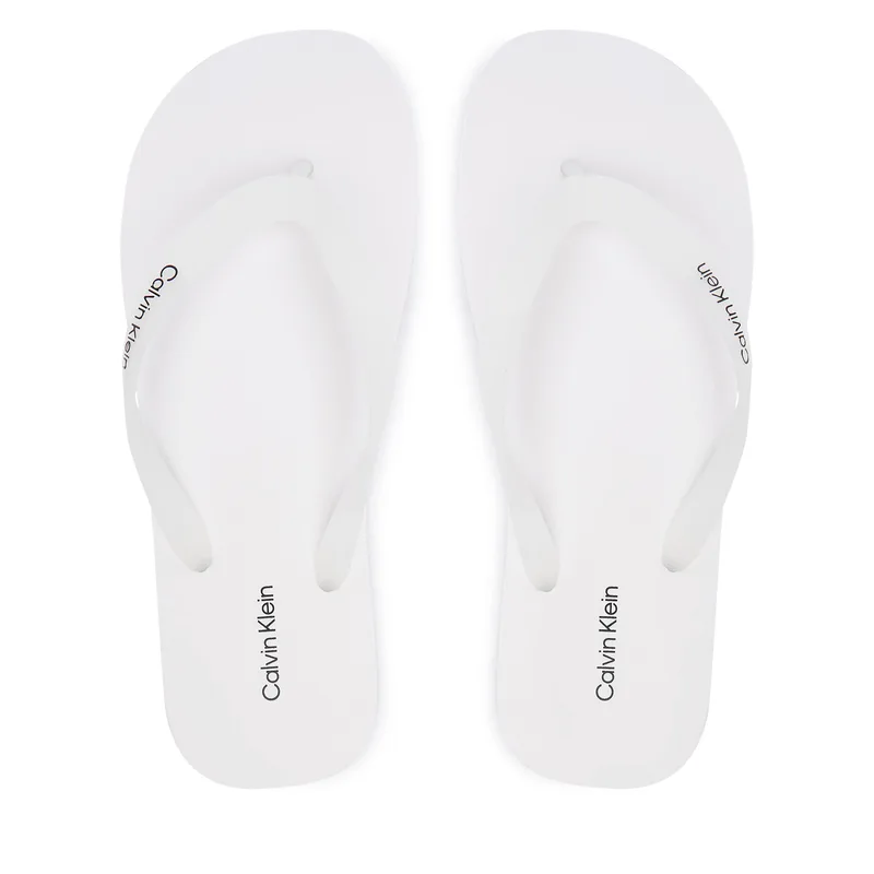 Σαγιονάρες Calvin Klein Logo Strap HM0HM02105 Λευκό