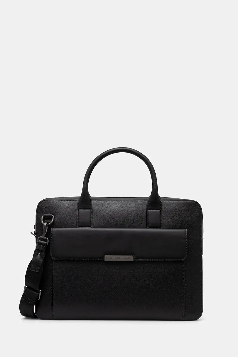 Δερμάτινη τσάντα φορητού υπολογιστή Tommy Hilfiger 40 x 29,5 x 6 cm