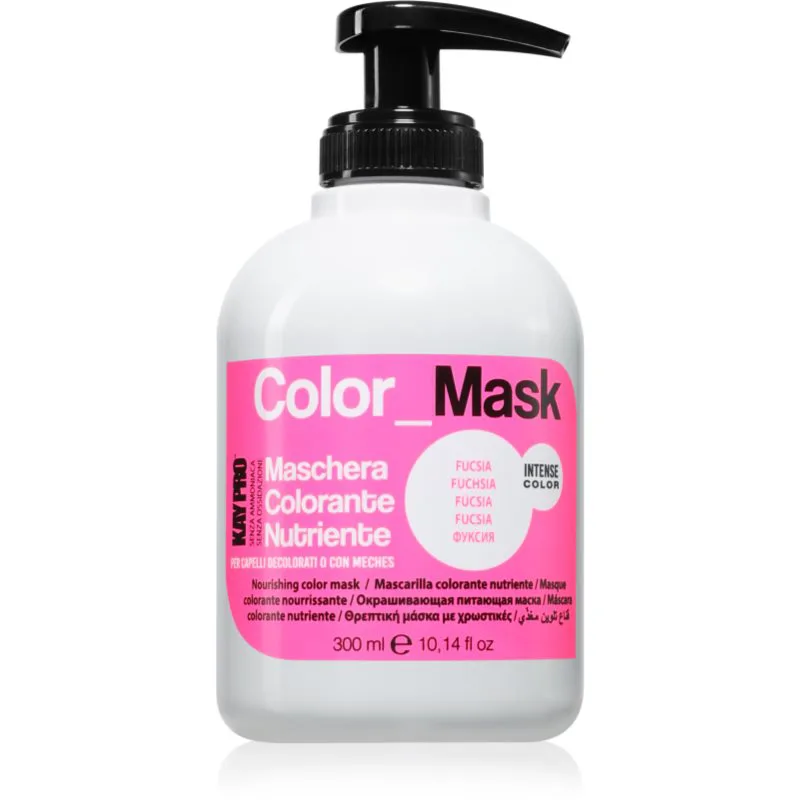 Kaypro Color Mask Nourishing Color Mask Μάσκα με τεχνολογία bonding color απόχρωση Fuchsia 300 ml
