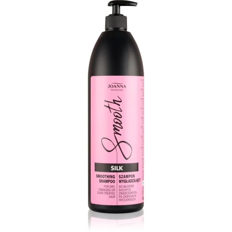 Joanna Professional Silk περιποιητικό σαμπουάν για ξηρά,κατεσραμμένα και χημικά επεξεργαζμένα μαλλιά 1000 ml