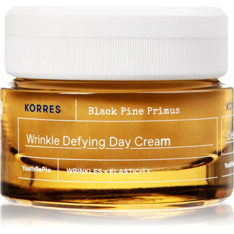 Korres Black Pine Primus ενυδατική κρέμα ημέρας ενάντια στα σημάδια της γήρανσης 40 ml