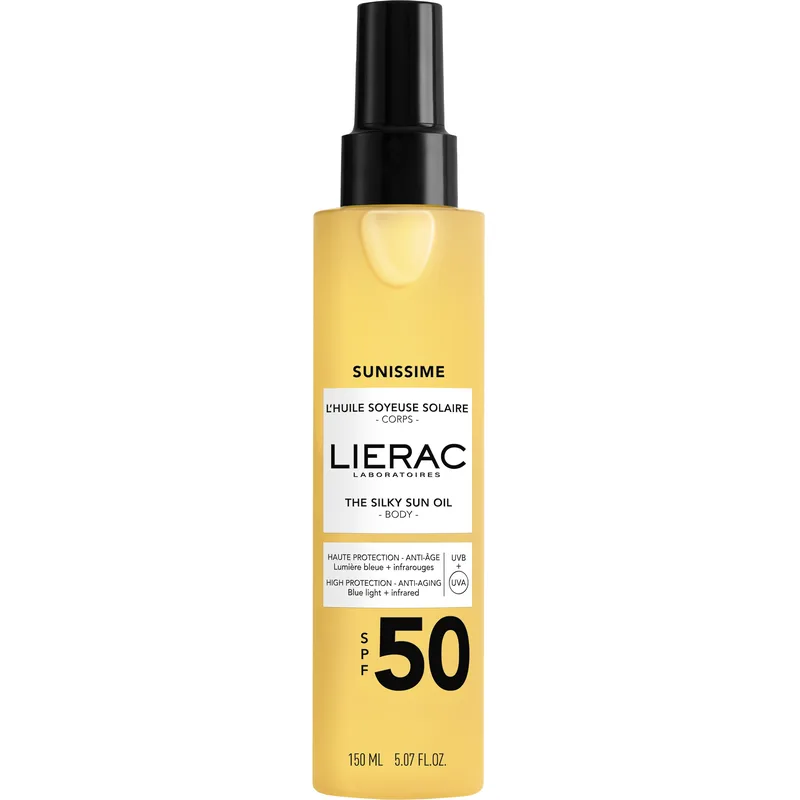 Lierac Sunissime The Silky Sun Oil Spf50 Αντηλιακό Λάδι Σώματος Υψηλής Προστασίας Ευρέως Φάσματος 150ml