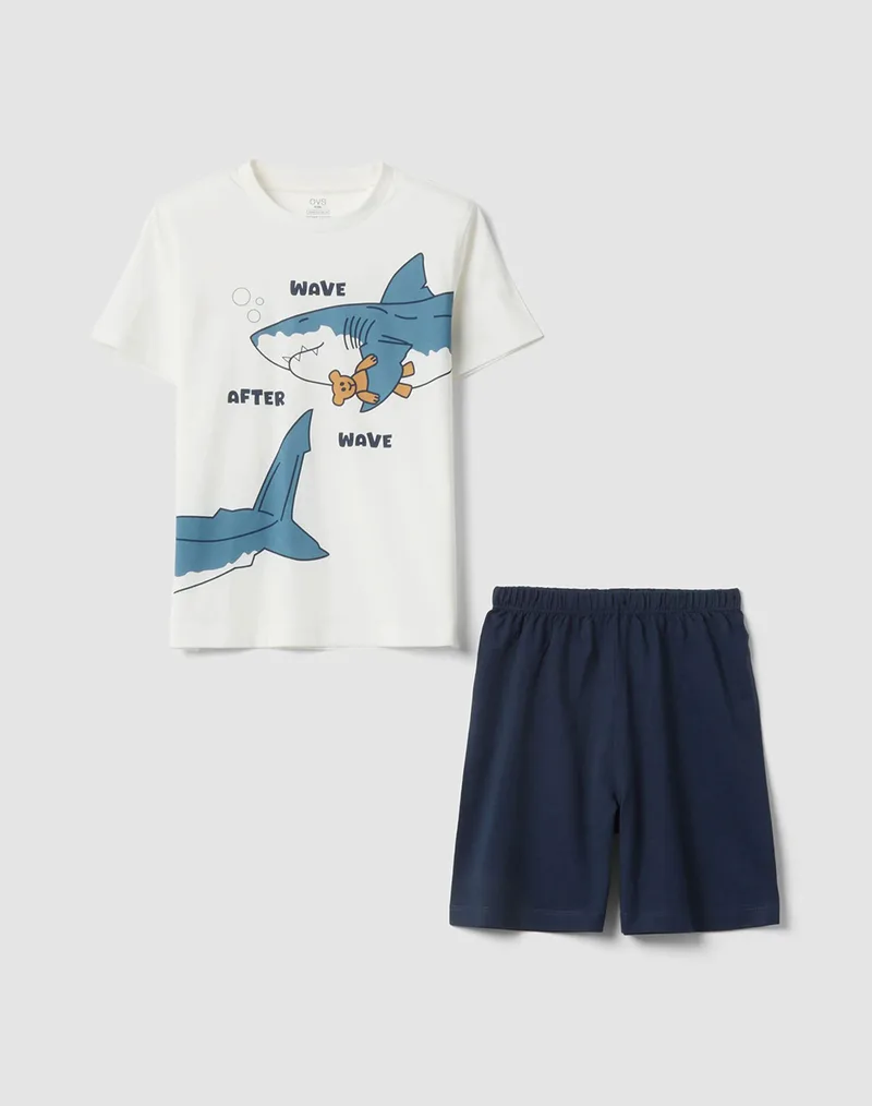 OVS SP PJA SHORT 3-10 2687103-NAVY BLUE/WHITE NavyBlue
