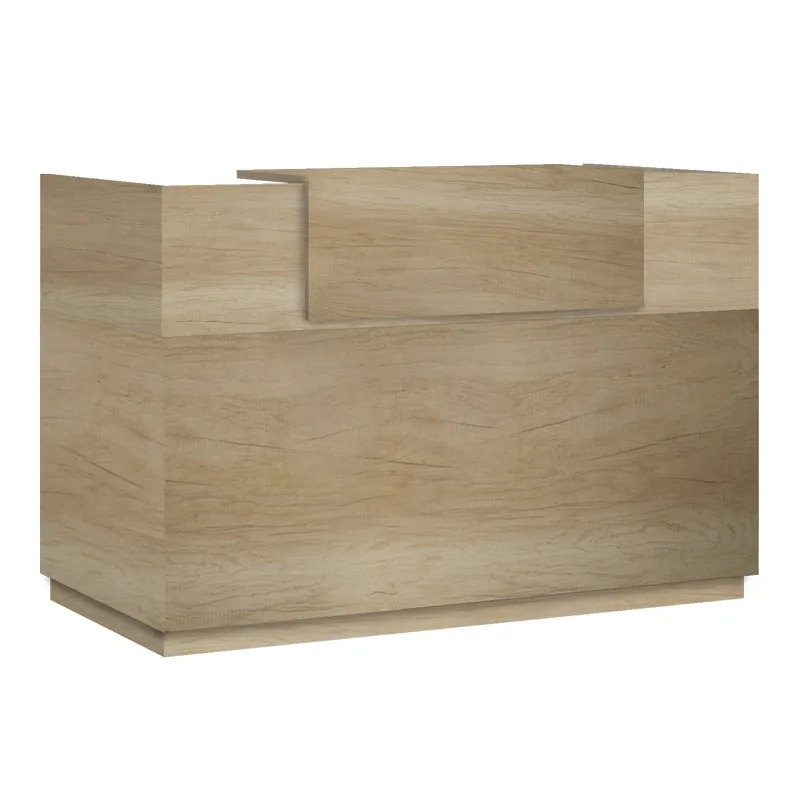 Γραφείο reception Lotus pakoworld σε χρώμα φυσικό 200x70x110εκ - PAKO WORLD - 069-000101