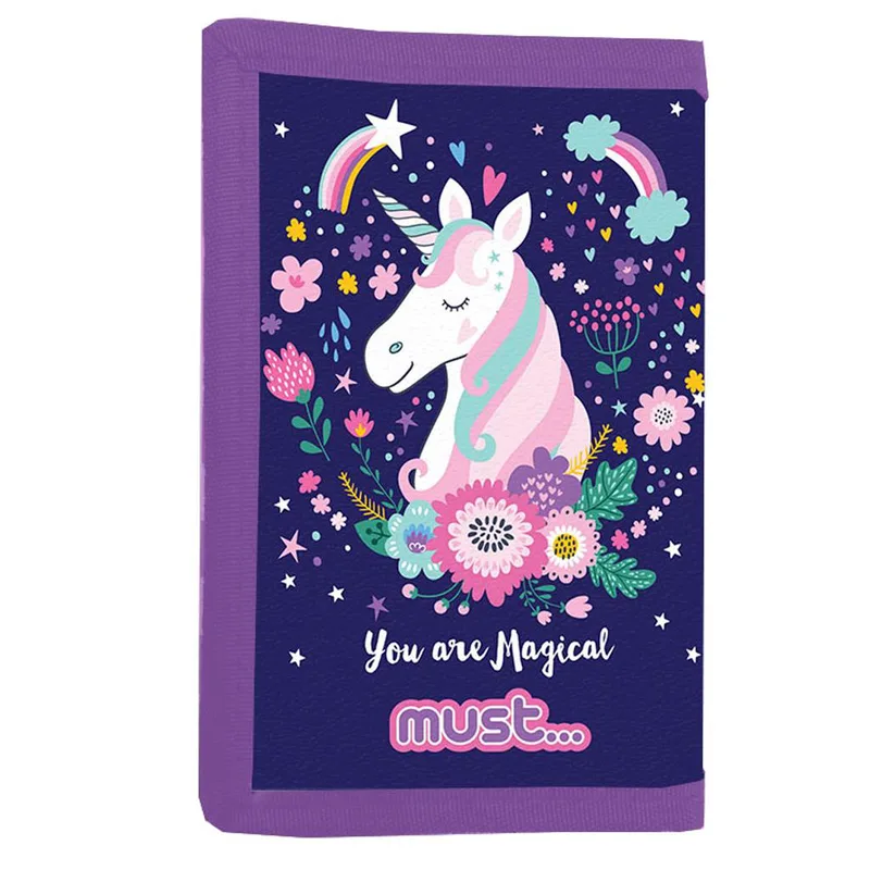 Must Unicorn Παιδικό Πορτοφόλι Μωβ
