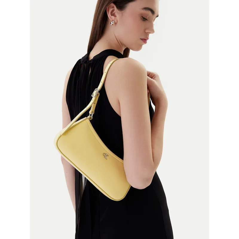 Τσάντα Calvin Klein Ck Small Shoulder Bag LV04F3170G Κίτρινο