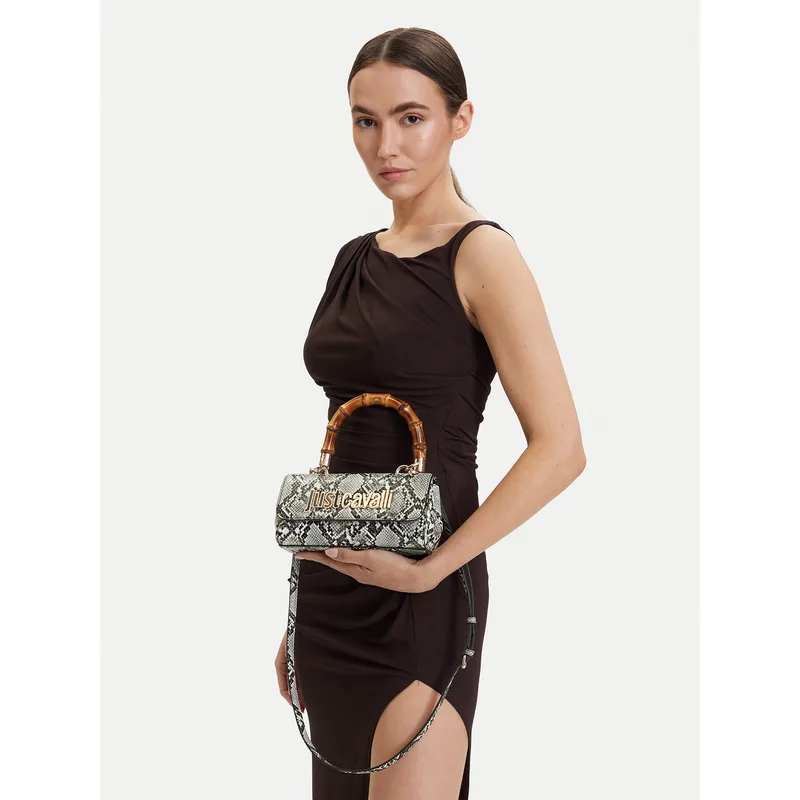 Τσάντα Just Cavalli 80RA4BD1 ZSD84 Γκρι