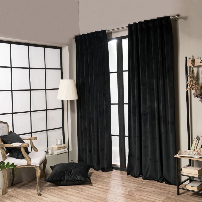 Κουρτίνα Με Τρέσα 140X260 Teoran Velvet 6 (140x260)
