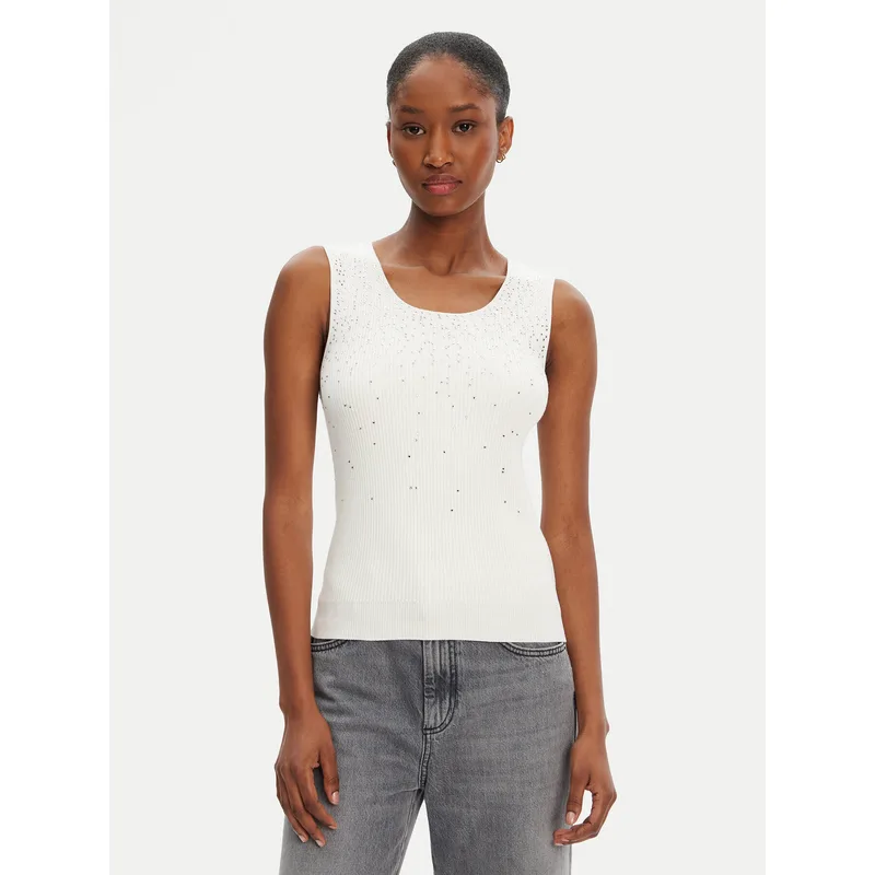 Marciano Guess Τοπ 5RGR47 5821Z Εκρού Regular Fit
