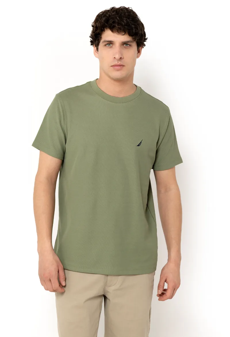 ΑΝΔΡΙΚΟ T-SHIRT NAUTICA ΚΟΝΤΟΜΑΝΙΚΟ ΛΑΔΙ