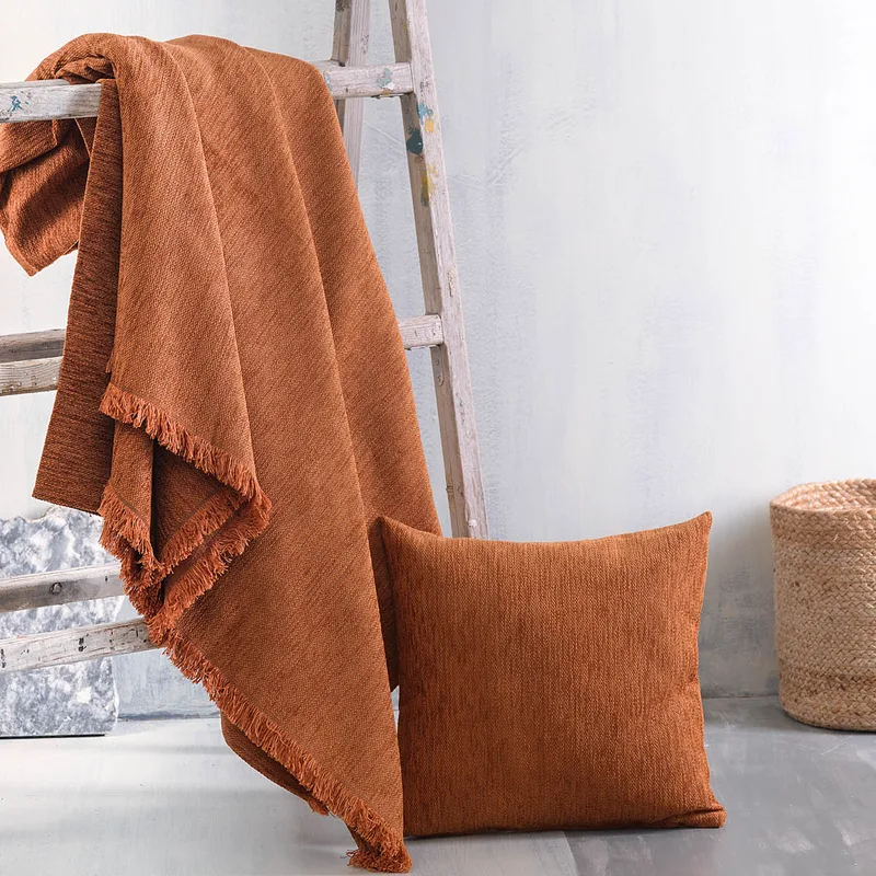Ριχτάρι Καναπέ Τετραθέσιου (180x330) Rythmos Essie Terracotta