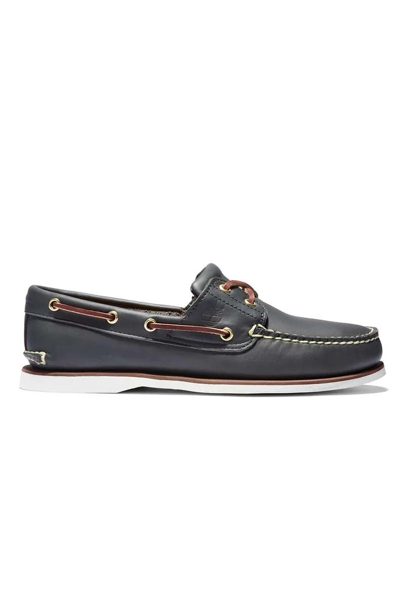 ΑΝΔΡΙΚΑ ΠΑΠΟΥΤΣΙΑ TIMBERLAND ΚΛΑΣΣΙΚΑ ΔΕΡΜΑΤΙΝΑ BOAT ΜΠΛΕ