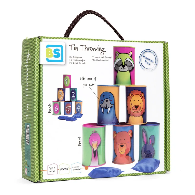 Τενεκεδάκια Ζωάκια Tin Throwing Bs Toys GA362 - Bs Toys - GA362