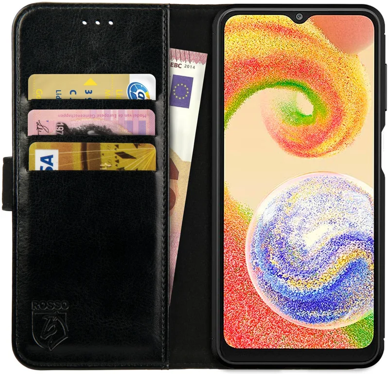 Κόκκινο Element PU Θήκη Πορτοφόλι Samsung Galaxy A04 - Black (8719246376856)