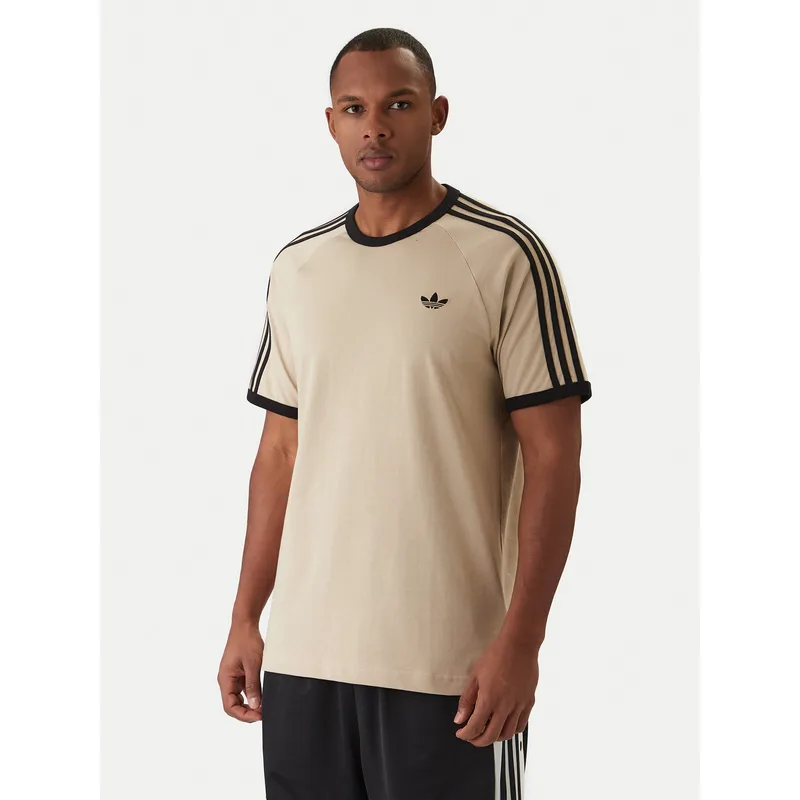 adidas T-Shirt 3-Stripes KE7964 Μπεζ Regular Fit