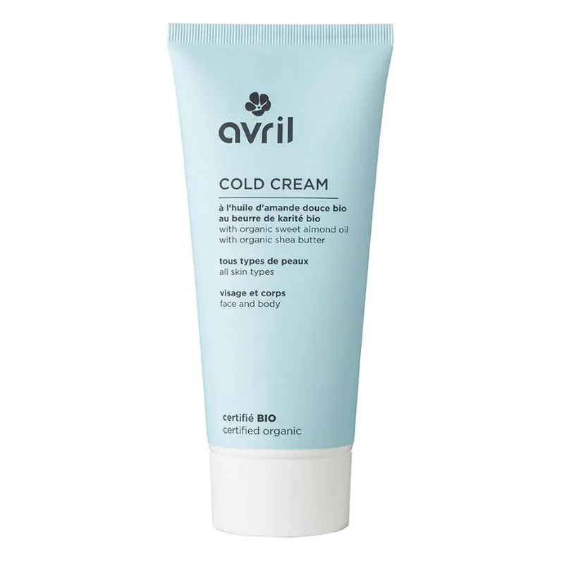 Avril Cold cream with sweet almond oil and organic shea butter Face and Body 200ml