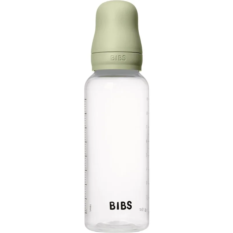 BIBS Anti-Colic Baby Bottle Latex μπιμπερό κατά των κολικών με θηλή καουτσούκ Sage 270 ml